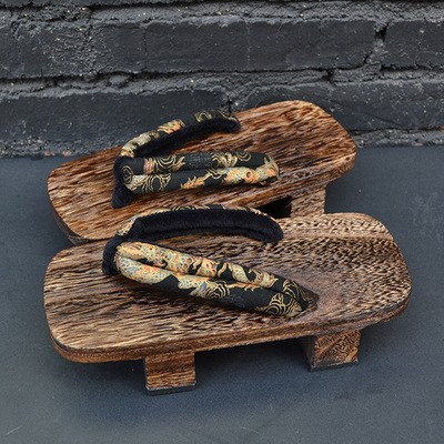 中式二齿木屐男款木拖鞋中国风潮人字拖高跟厚底汉鞋非日本式