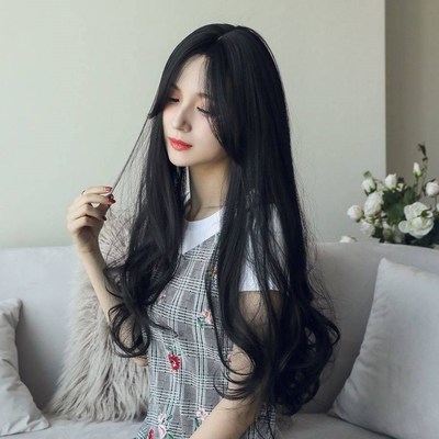 新升级 假发女中分长卷发大波浪长发u型半头k套接发片隐2020年新