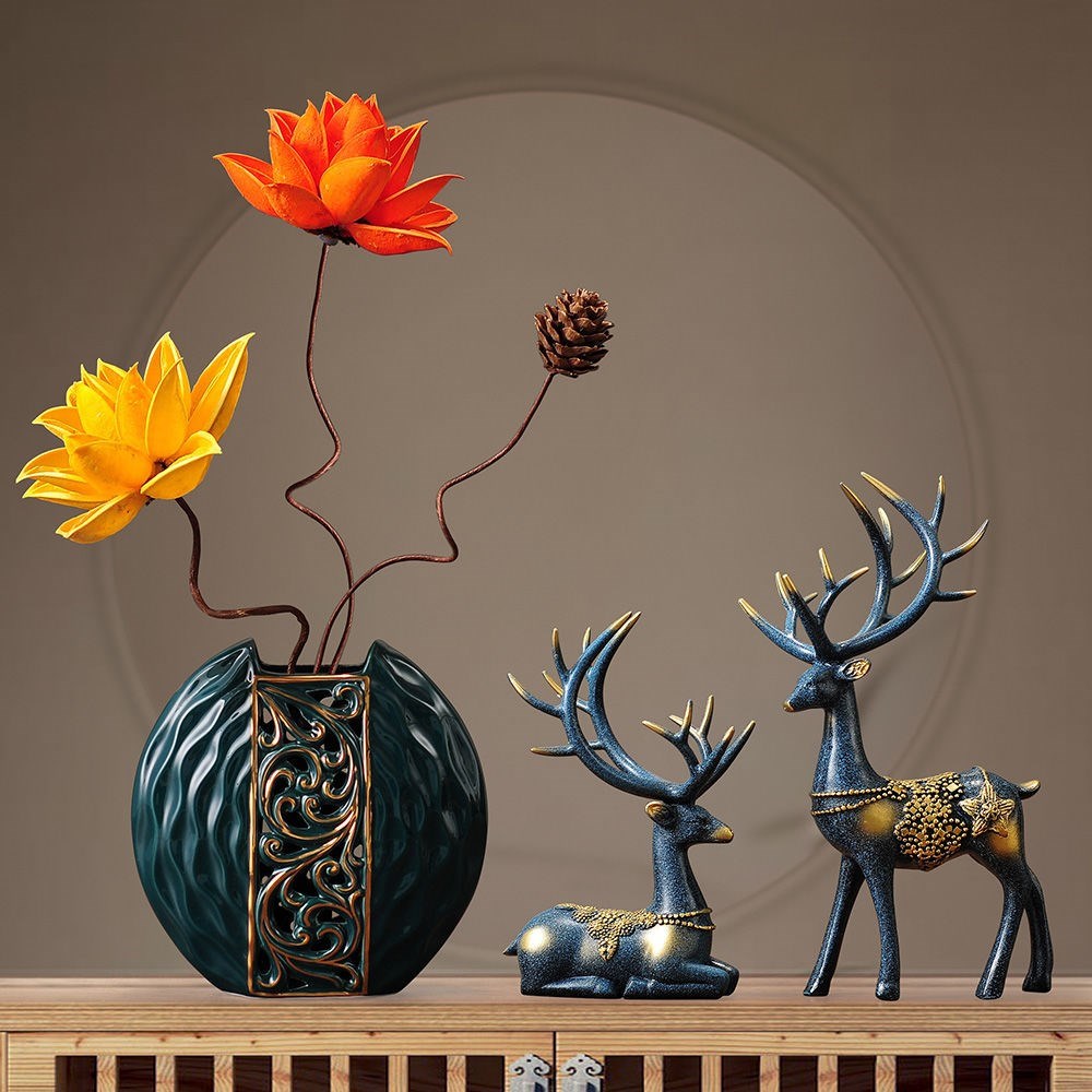 摆件创意家居柜子摆放的装饰品电视酒柜摆设客厅书房玄关房间布置