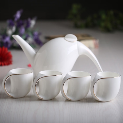 新品创意骨瓷茶具套装水杯时尚家用陶瓷咖啡具个性大茶壶茶杯结婚