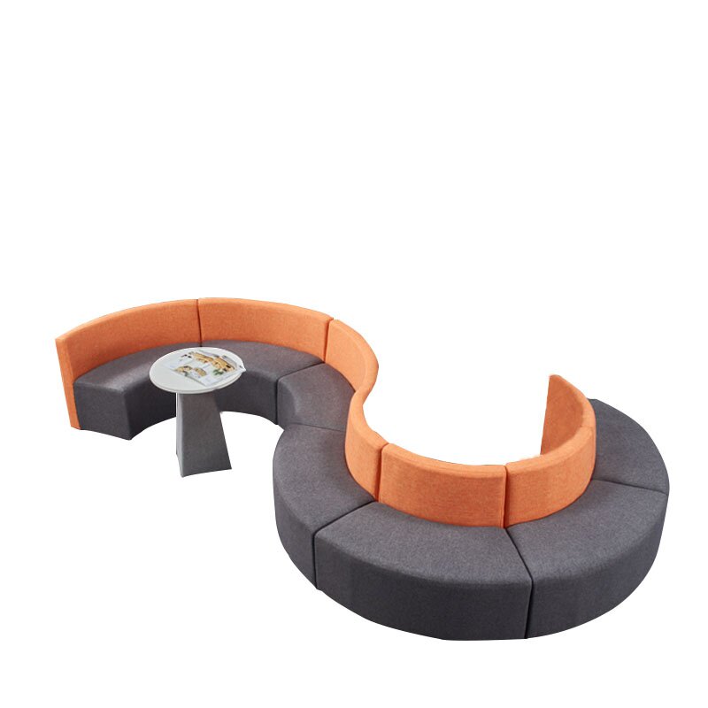 异形沙发s形沙发办公沙发售楼部沙发会客区沙发接待区沙发