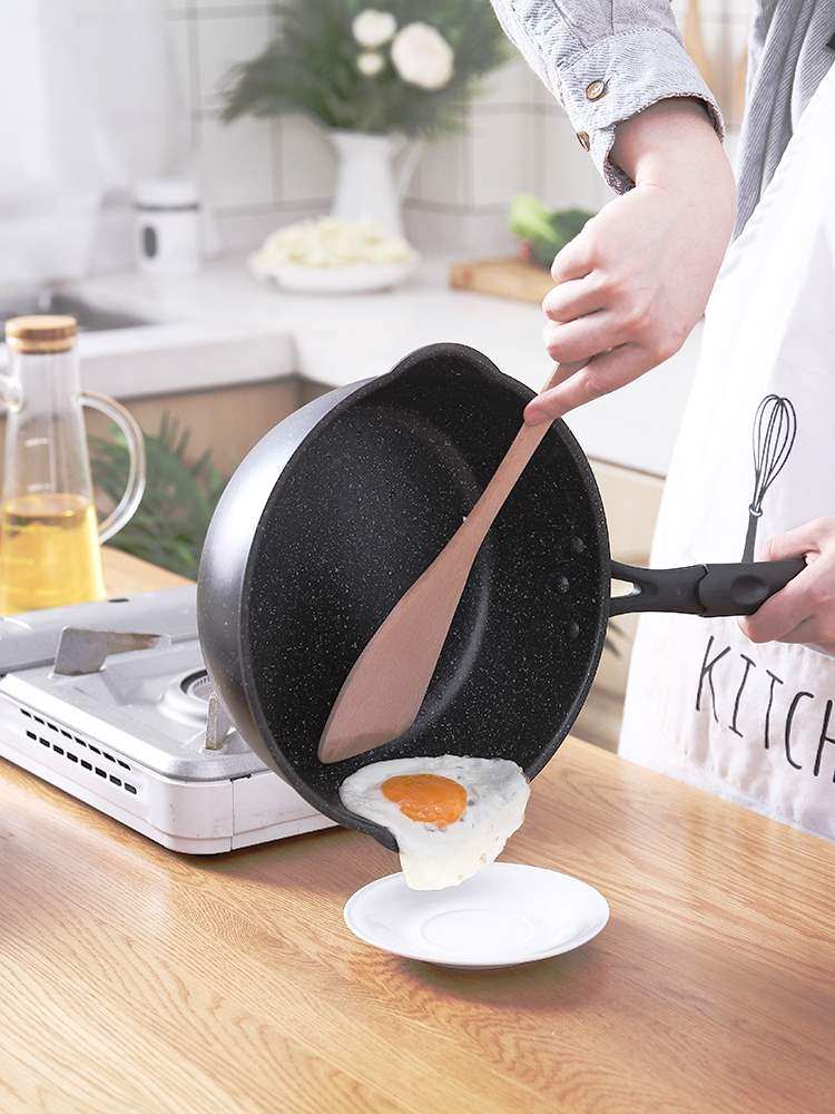 家用cm不粘日式雪平锅小锅子煮粥锅煮面锅麦饭石电磁炉锅具奶锅20