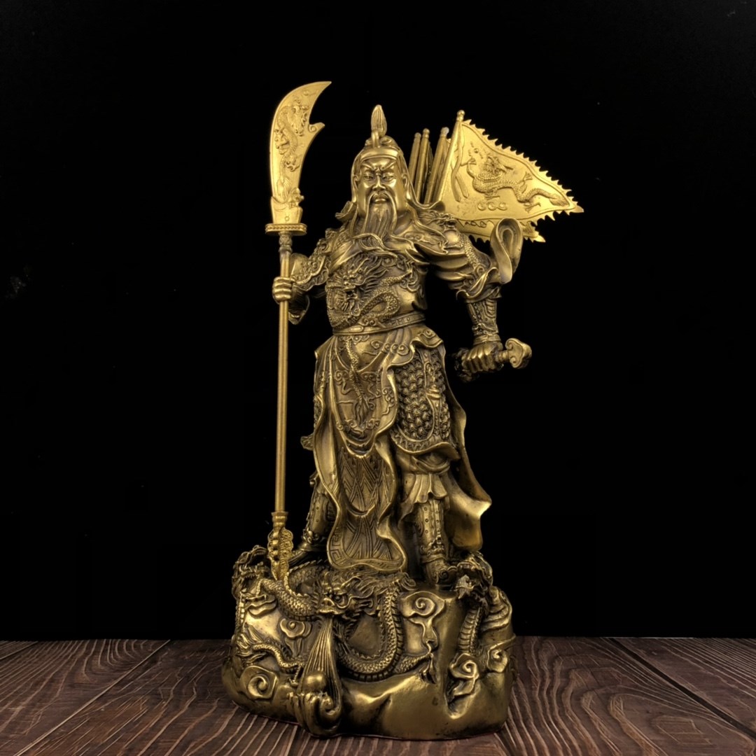 武财神九龙关公图片