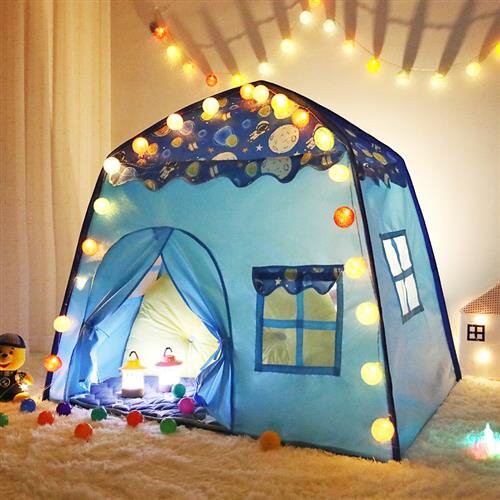 儿童帐篷女孩玩具屋室内外w宝宝折叠公主城堡户外野营游戏屋男