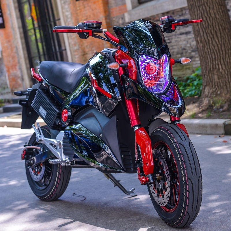 m5小龟猴王子电摩m36电动摩托车改装72v男电动车跑车高速电瓶车.