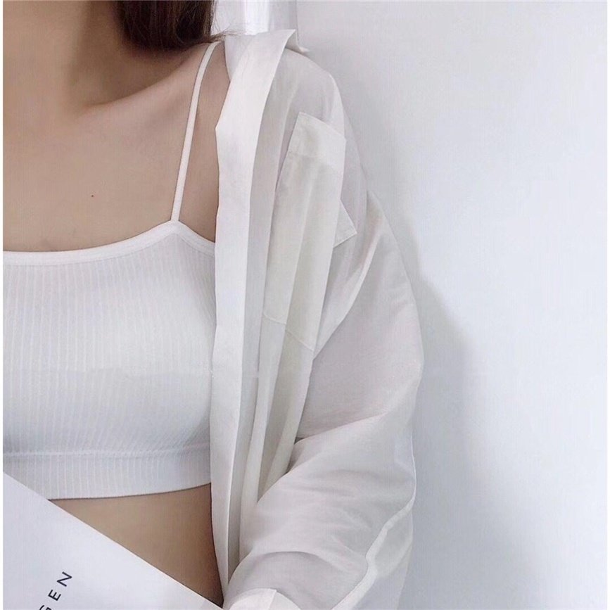 期抹胸少女学生舒适高初中文女孩内衣透气吊带背心纯棉胸新款—文胸