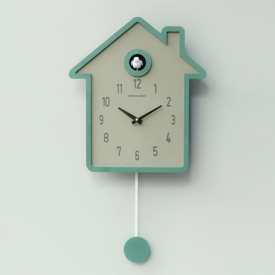布谷鸟挂钟儿童卡通客厅创意可爱小鸟整点报时简约咕咕钟小清新