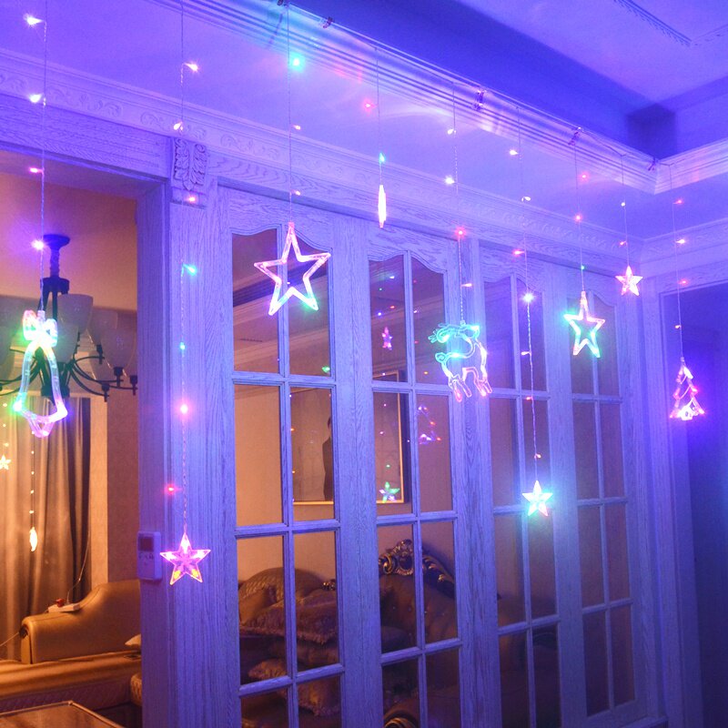 led星星小彩灯房间装饰满天星网红直播背景布置创意圣诞闪灯串灯