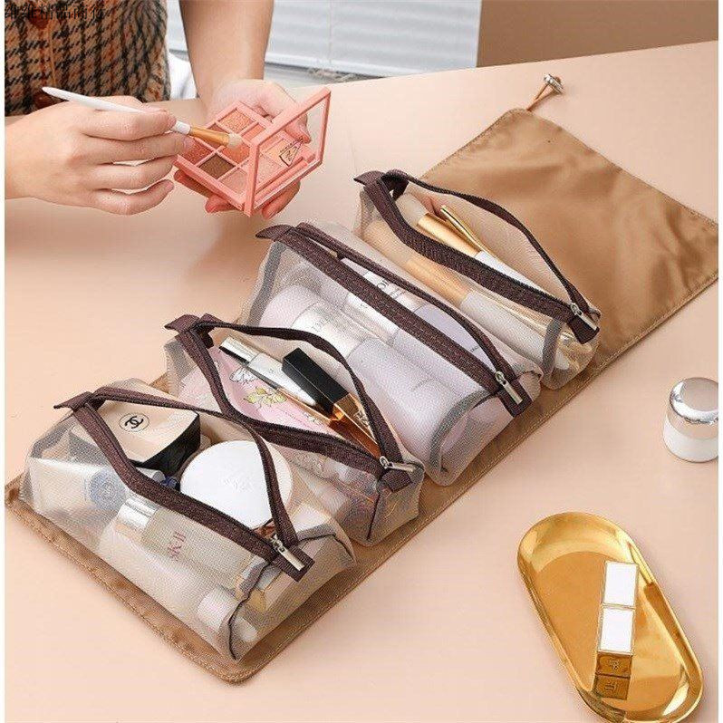 刘亦菲新款同款包精致时尚洋气化妆品收纳包出门方便携带外出黑色