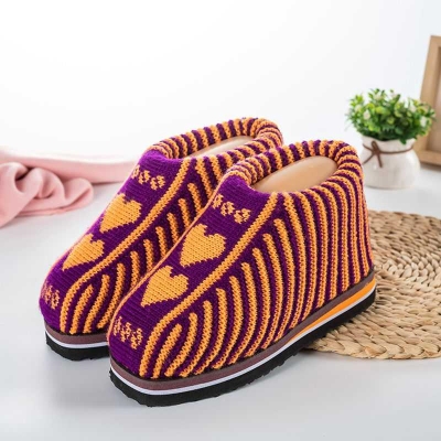 毛线棉鞋成人价格
