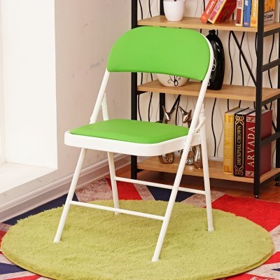 蓝色凳子大学生宿舍椅子寝室靠背学生易收纳方便折叠小巧家用红色