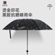 良渚博物院 天堂伞遮阳伞黑色太阳伞送礼伞晴雨两用女高颜值