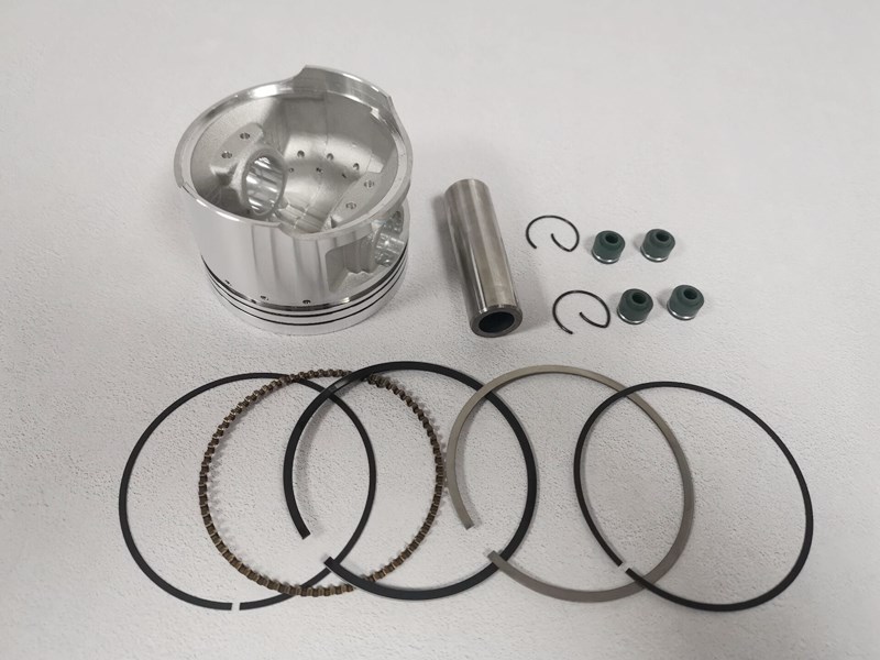 适用摩托车配件望江太子gn250活塞活塞环草上飞250活塞 活塞环