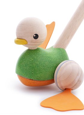 plantoys进口木质推推乐5626手推车