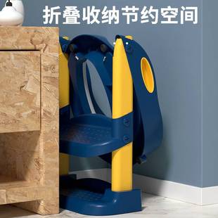 立式男宝蹲便器大小便放马桶上的儿童坐便器梯椅便携式垫脚凳加高