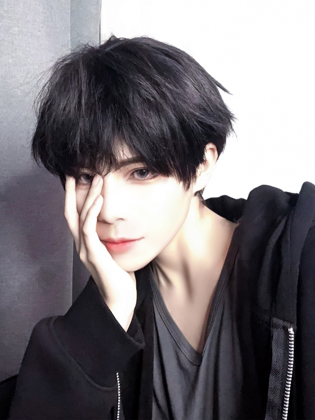 网红同款假发男短直发少年cos伪正太日常万用日系冷酷帅气全头套