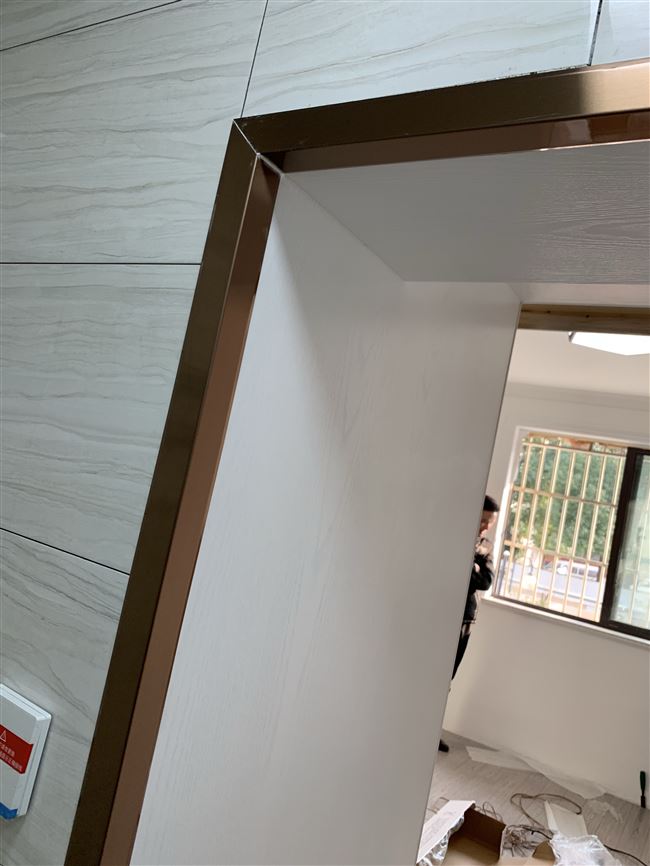 不锈钢直角包边条型护墙角厨房瓷砖阳角线金属装饰护角条自粘