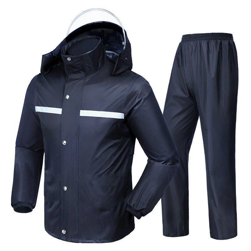 雨衣雨裤套装电动车防水双层雨衣防暴雨全身成人徒步分体男女骑行