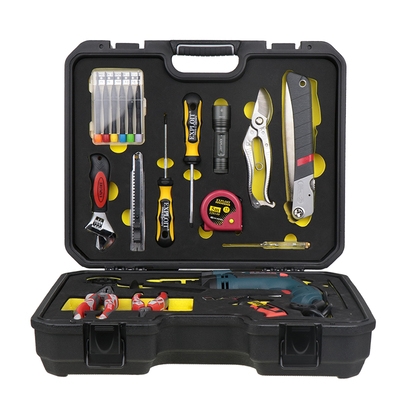 家用工具箱套装德国日本原装进口五金电工电动工具多功能组合