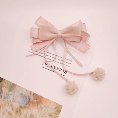 飘带蝴蝶结发夹成人图片