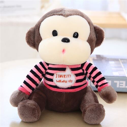 海利爱毛绒玩具猴子公仔玩偶猴伟小可子布l娃娃儿童男女孩生日