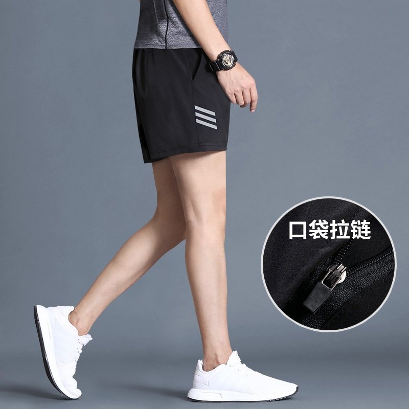 速干三分短裤夏季薄款网红潮流田径马拉松健身跑步运动男士3分裤