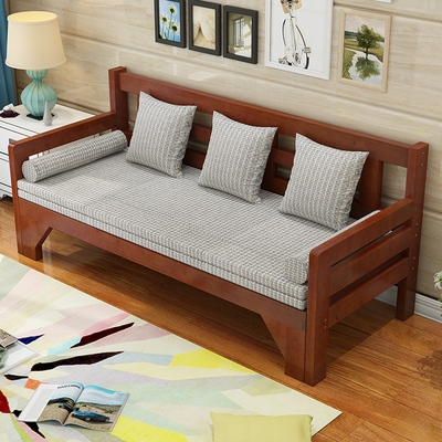 特价实木沙发床可折叠小户型多功能