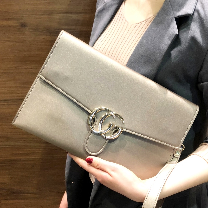 韩版女士手拿包时尚简约信封包大容量休闲百搭链条包个性斜跨包潮