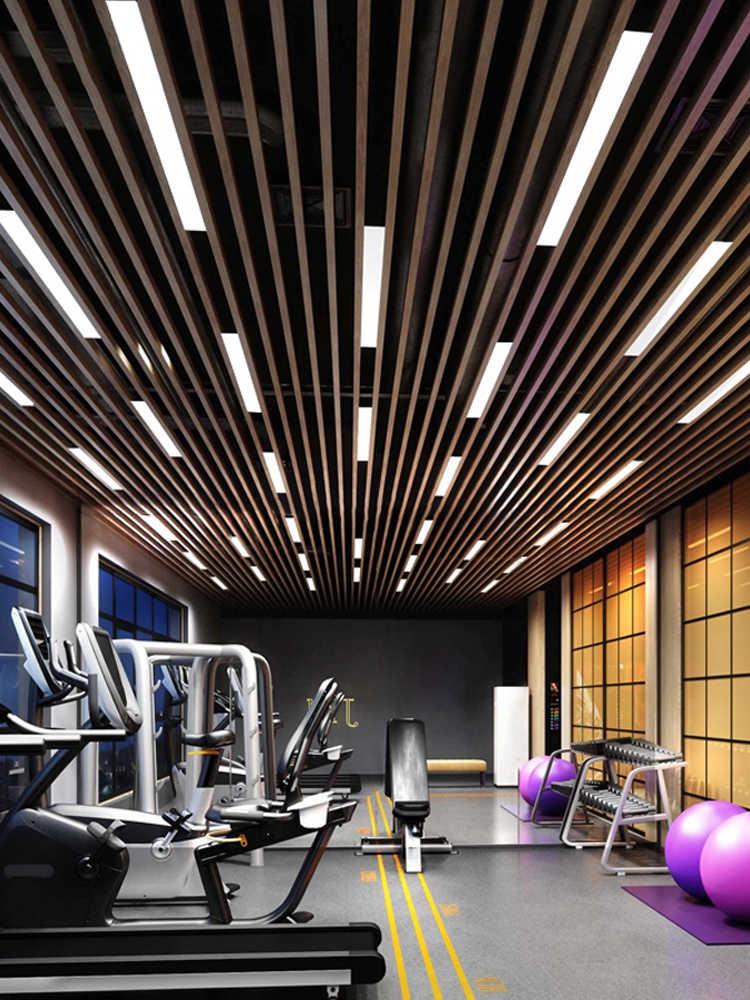 led方通灯长条灯格栅商场超市10公分条形办公室铝方通吊顶专用