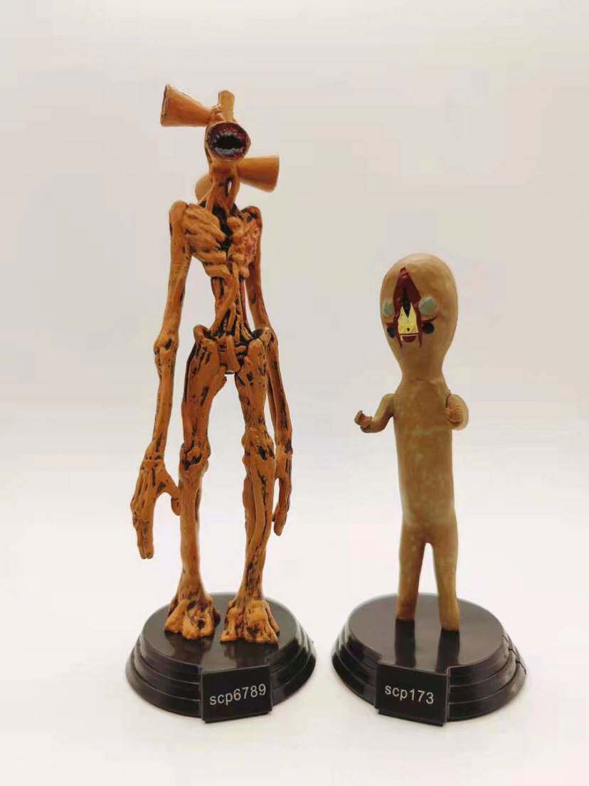 scp喇叭头 scp173 花生人 手办 pop袋装模型摆件