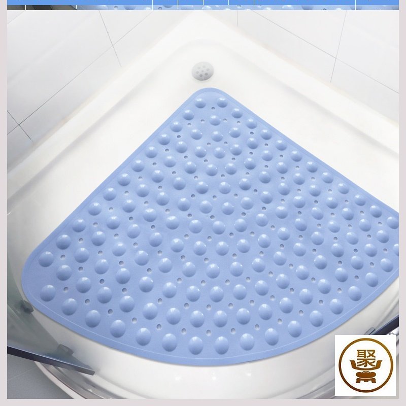 浴室扇形硅胶防滑大洗澡卫生弧形卫生间隔水地垫半圆洗浴淋浴垫地