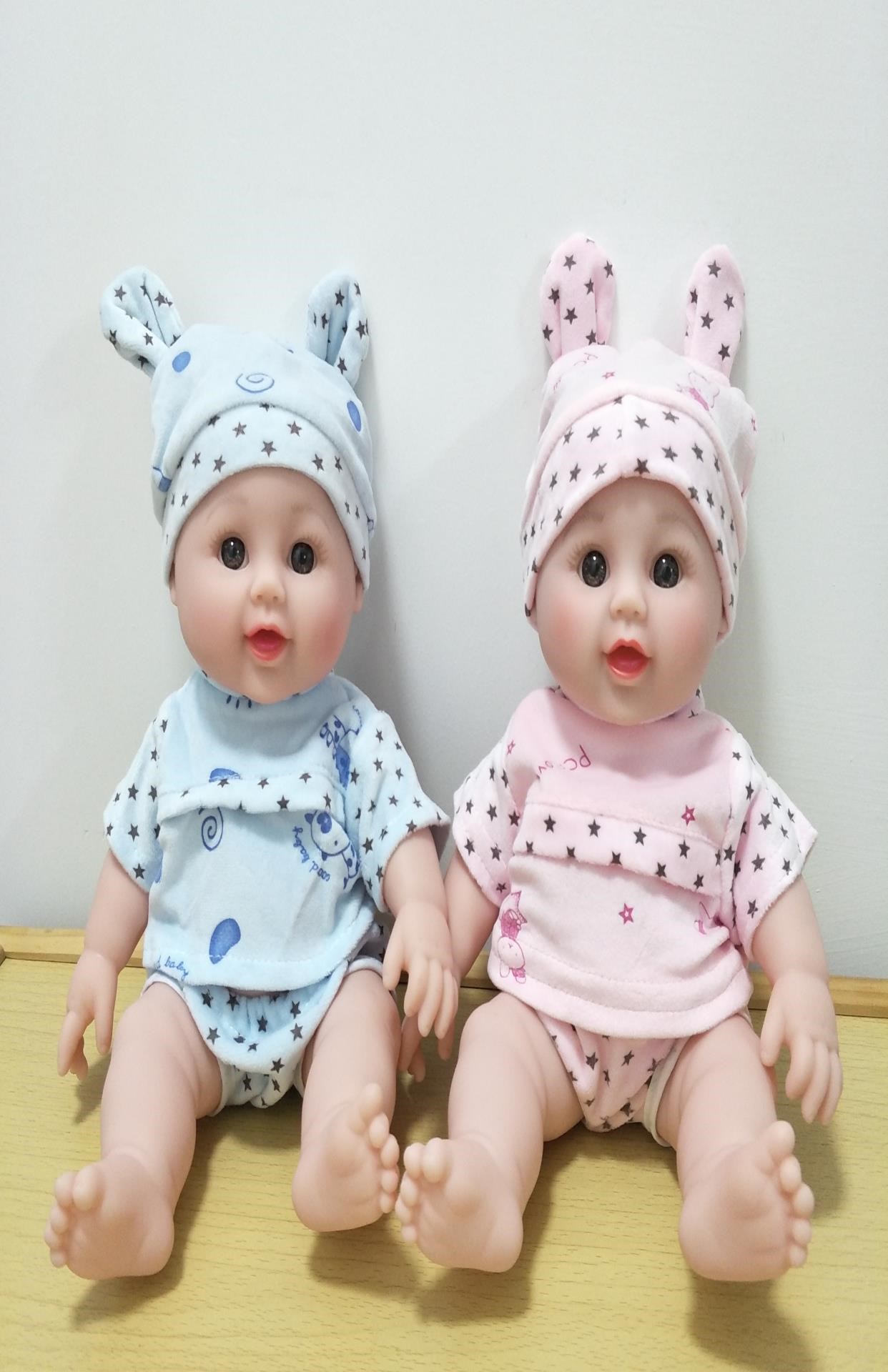女孩仿真软胶玩具婴儿全硅胶会说话的假娃娃小孩玩偶过家家宝宝