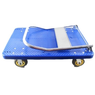 儿童搬运宝车间运输大号拉货网摆摊平板车携式手双层家用红折叠拉