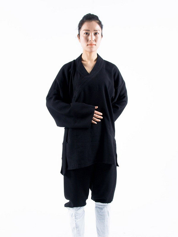 武当道士服装道袍太极服男亚麻道衣中国风夏季正一道服全套女道装