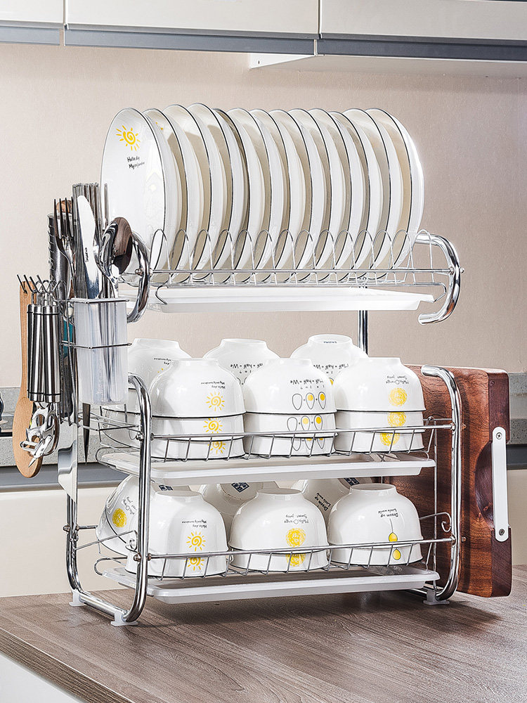 为您找到厨房置物架碗碟碗盘收纳架晾洗放碗架沥水架碗柜碗筷放碗收纳