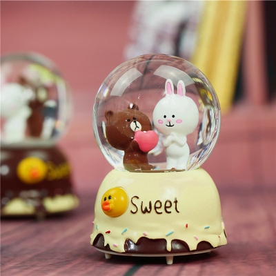 【布朗熊可妮兔水晶球图片】布朗熊可妮兔水晶球图片大全_好便宜网