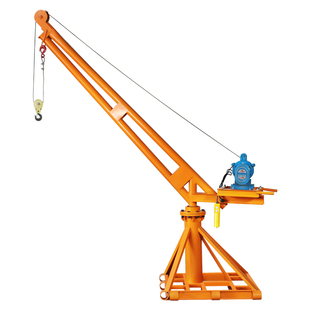 吊机提升机220v1吨0.5建筑装修家用小型楼房顶上料沙砖粮食起重机