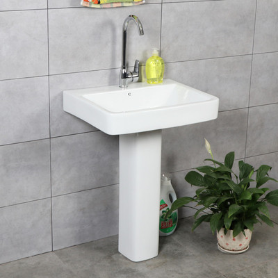 卫生间陶瓷立柱洗手盆家用洗脸池60台上盆洗漱面盆浴室柜盆.