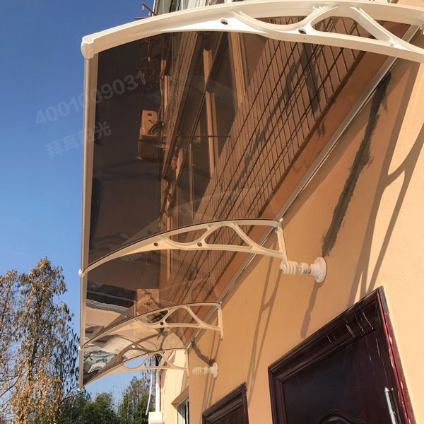 挡雨板屋檐户外塑料阳台窗户外挡雨板门口挡雨板阳台家用防雨防水