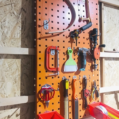 木工工具挂板木工坊工具架收纳墙面洞洞板幼儿园儿童创客木工