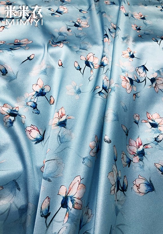 High natural Fabric printing cloth Filaments new pattern Real silk Real silk Thick satin Elastic force High density Silkwormin the Textile fabrics/Accessories/Supporting, Woven fabrics, Silk fabrics category - from Buy2taobao.com to provide professional Taobao agent buy service