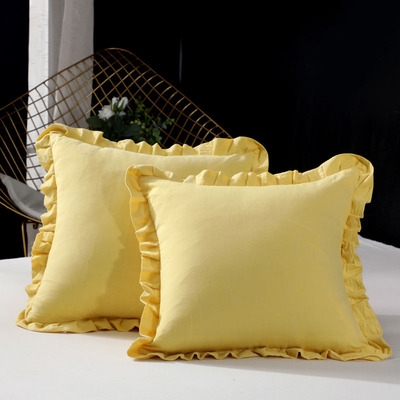 水洗棉抱枕灰色图片