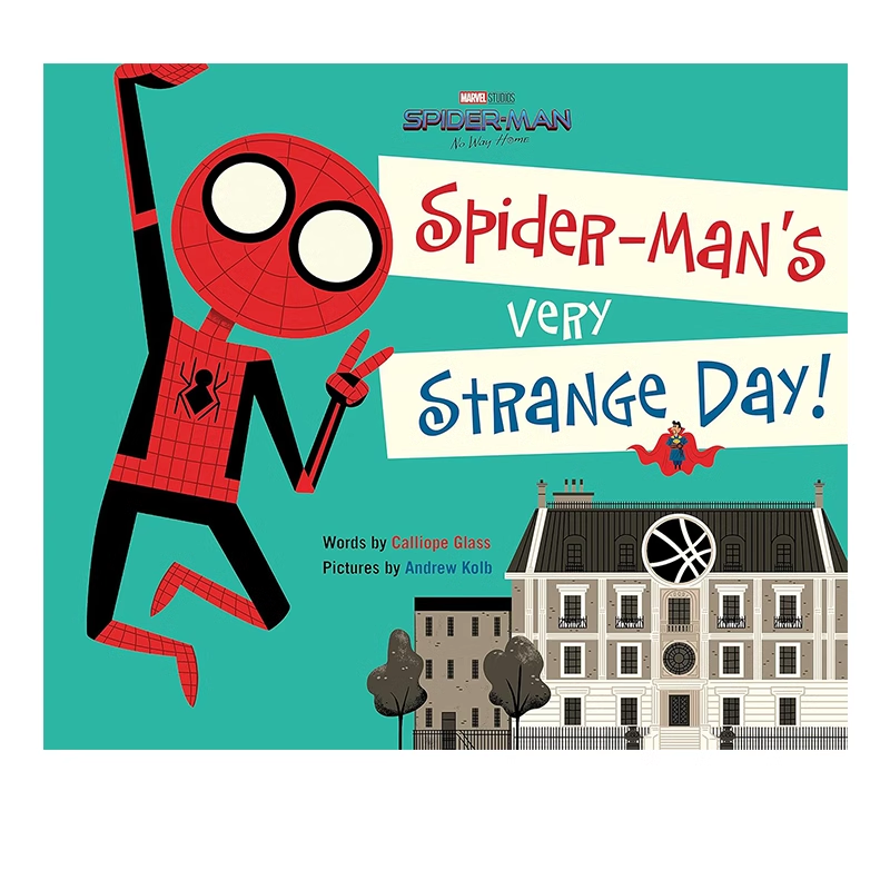 英文原版 Spider-Man's Very Strange Day!复仇者联盟 蜘蛛侠 蛛侠非常奇怪的一天 精装 漫威超级英雄 全彩漫画儿童绘本故事书