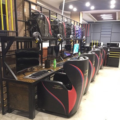 沙发戏网咖厂家直销懒人网吧座椅网吧桌游沙发桌椅家用电单人椅竞