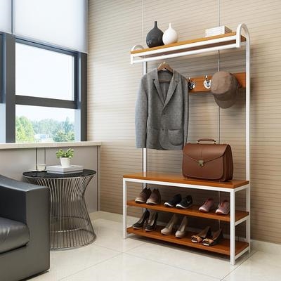 鞋柜衣架一体组合落地门厅