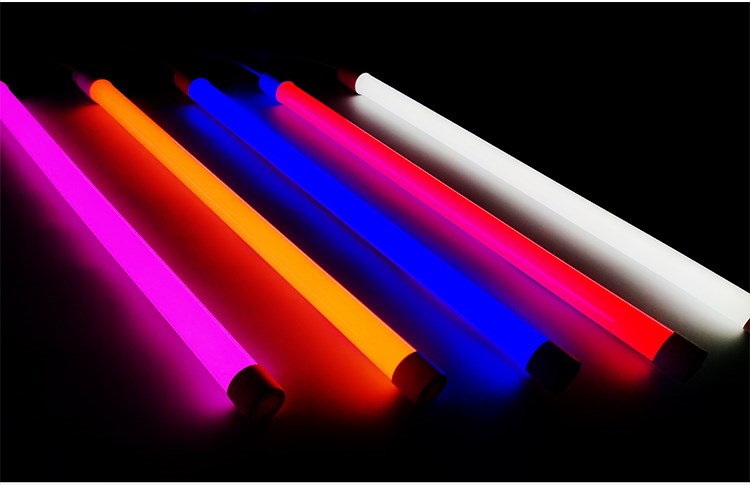 户外防水灯管专用广告牌灯箱彩色日光灯8室外牌匾门头灯长条