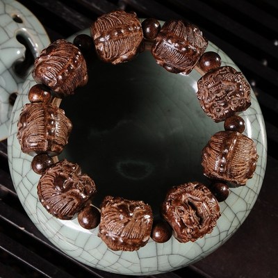 十八罗汉佛珠手串男108颗图片