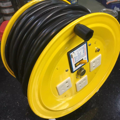 移动绕线盘带插座图片