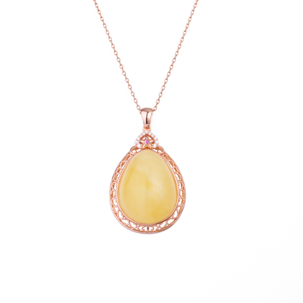 匡氏珠宝蜜蜡吊坠