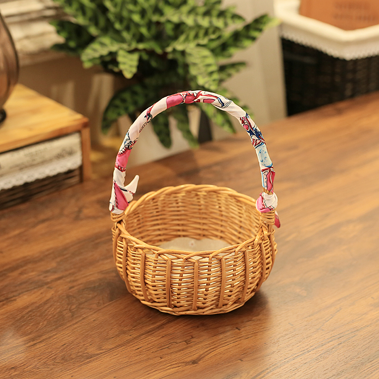 小竹篮迷你可爱竹编图片